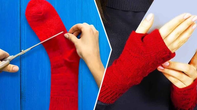 "5 astuces ingénieuses pour recycler les vieilles chaussettes en objets utiles et commode"